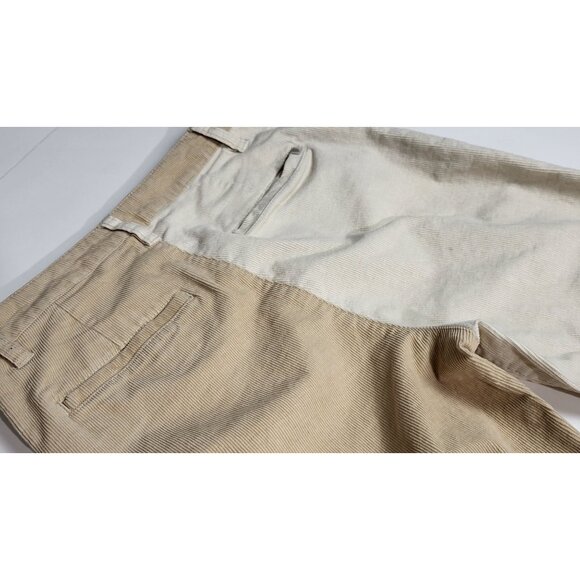 Brixton Womens Two-Tone Cream/Khaki Tan Victory Corduroy Pants Size 26 - Picture 9 of 11